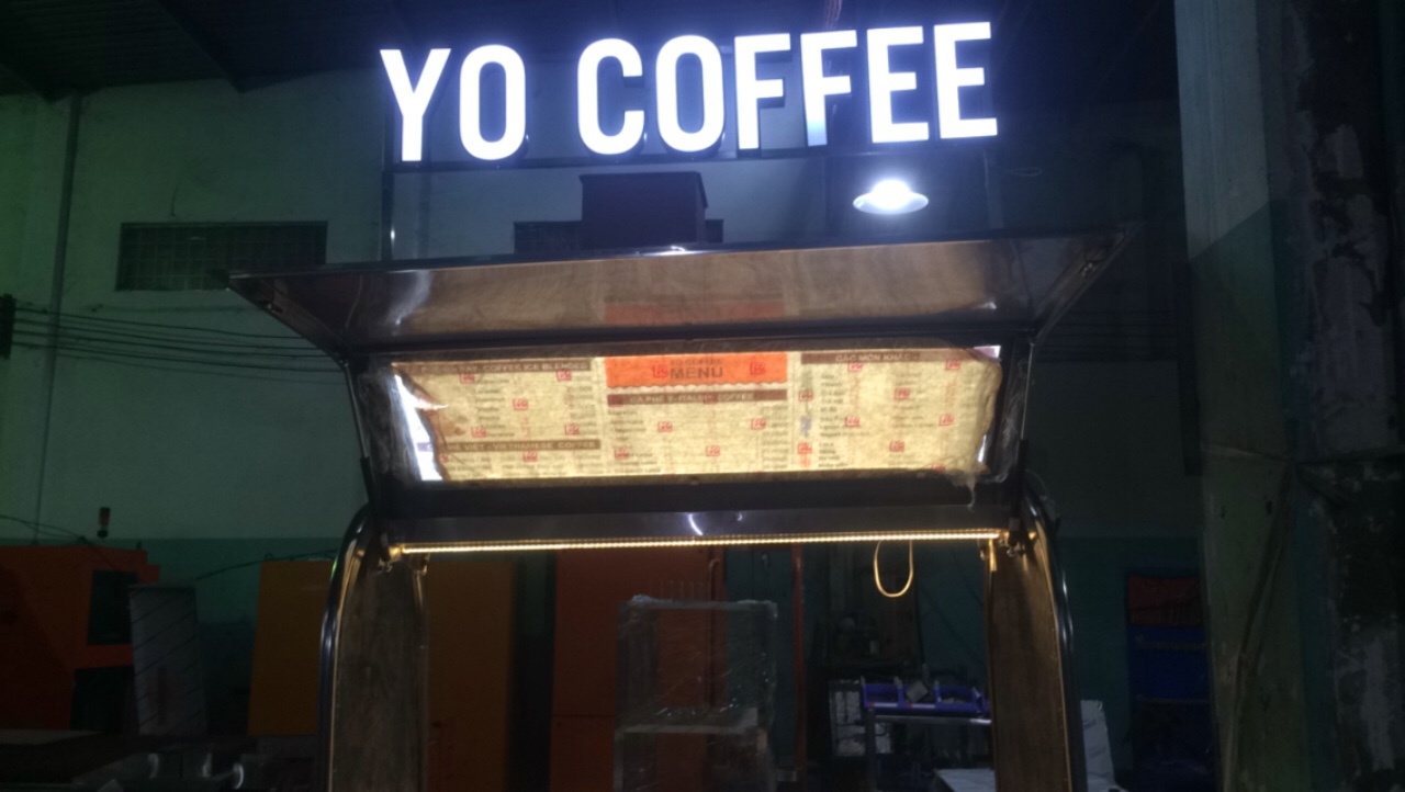 Sản xuất Xe cà phê lưu động
